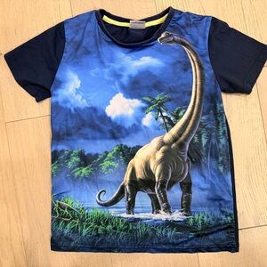 Dinosaur Adventure Kids Tee - Blue